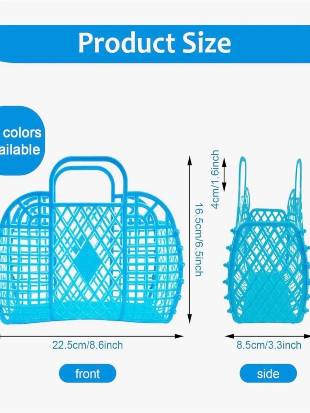 Woven Lattice Handbag in Multiple Colors - Picture 2 of 3